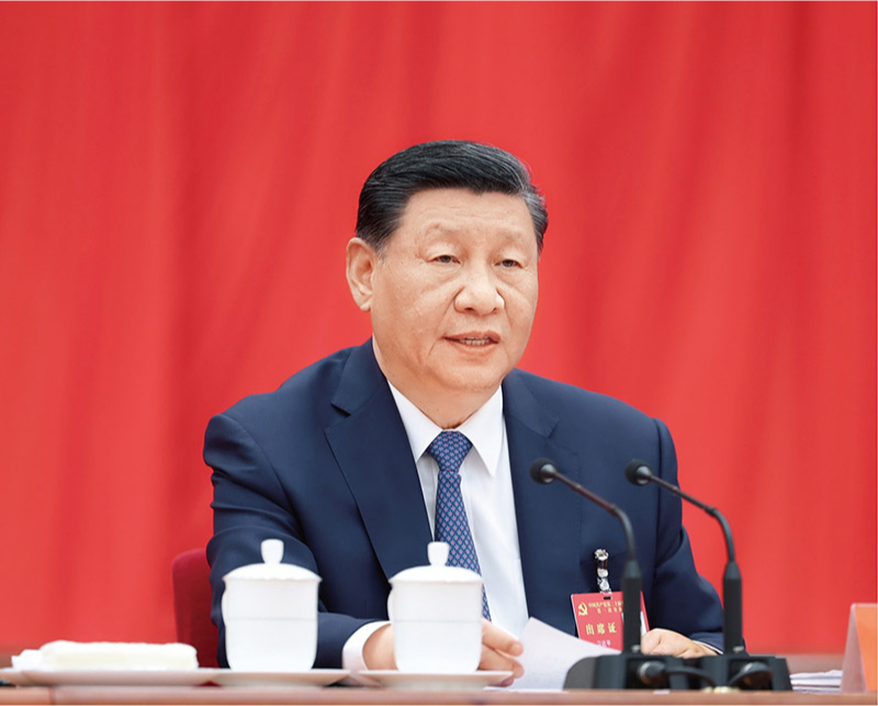 　　中國共產(chǎn)黨第二十屆中央委員會第三次全體會議，于2024年7月15日至18日在北京舉行。中央委員會總書記習(xí)近平作重要講話。 新華社記者 鞠鵬/攝