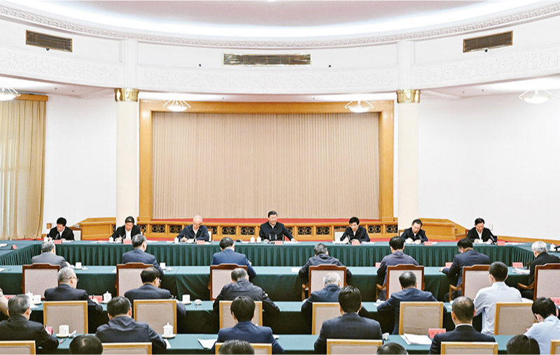 　2024年5月23日下午，中共中央總書記、國家主席、中央軍委主席習(xí)近平在山東省濟南市主持召開企業(yè)和專家座談會并發(fā)表重要講話。 新華社記者 謝環(huán)馳/攝